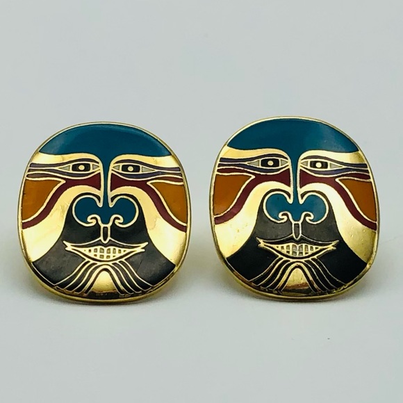 Laurel Burch Eiko Vintage Stud Earrings - Picture 8 of 8